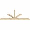 Ekena Millwork Richland Rough Sawn Timber Gable Bracket, Douglas Fir, 108"W x 49"H x 4"D x 4"F, 11/12 Pitch GBW108X49X0404RIC00RDF - alternate 2